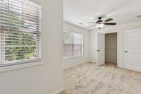 Second floor bedroom #4. large walk in closet.  Tons of light.