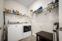 Large laundry/mud room