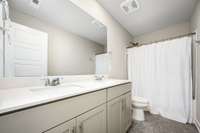 2nd Floor hall bath with tub/shower combo