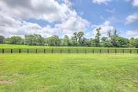 Backs up to green space
