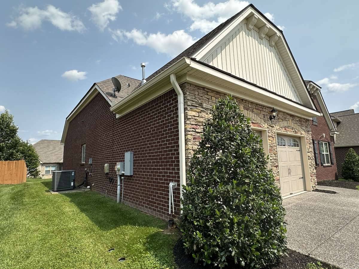 East side of home
