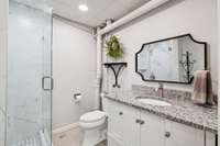 Basement level - full bath