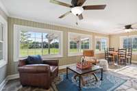 The perfect game night spot or sunny reading nook
