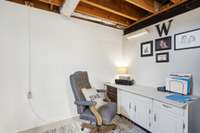 Basement level - flex space for office, storage, etc
