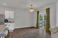 My chandelier(s) are awaiting your beautiful dining table and chairs to arrive.