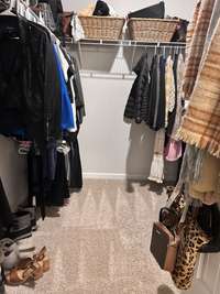 Primary walk-in closet