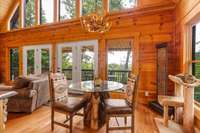 Dining area with breathtaking views