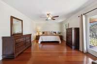 Second Floor - Primary Suite w/ Private Covered Deck