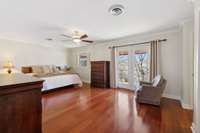 Second Floor - Primary Suite w/ Private Covered Deck