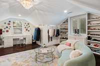 This space could be a fabulous getaway space for the primary suite