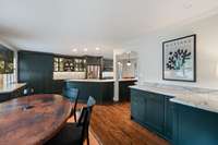 The massive kitchen was thoughfully updated