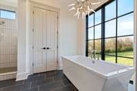Beautiful soaking tub!