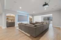 Epic theater set up with built-ins!