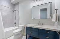 Full bathroom in basement