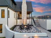 This is one of my favorite spots! This area just shows that details were not spared.  An intimate area around the gas fire pit!