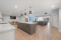 It's solid! 10" poured concrete walls in basement and around the pool too!