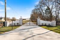 Secured and gated entrance with irrigation!