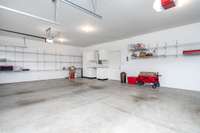 Even has convenient built-ins and extra shelving
