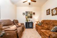 Listed as Office - but could be a Den, Study, or even Exercise room