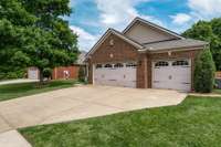 3-car Garage with SO much parking area & Brand NEW ROOF!