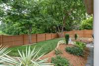 Exquisite landscaping with minimal lawn mowing