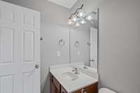 Secondary Bathroom upstairs.