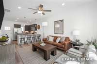 The open concept main floor has tons of natural light!