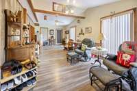 Added room greeting when meeting friends now used as main entrance