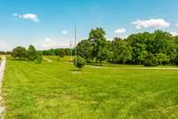 The front yard is large enough for all your company!