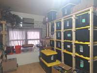 Lots of storage, could be used as hobby room, shop or 4th bedroom.