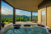 The hot tub conveys!