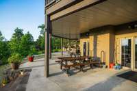 So much outdoor entertainment space here.