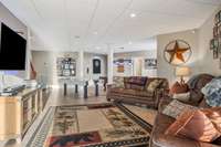 This is the ultimate party room.  The third bedroom is to the back right.