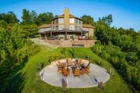 Showstopping view of 615 Watercolor Dr. This home was built for lake life at its best.