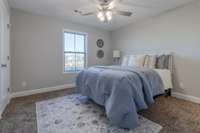 Bedroom 3 located upstairs & also includes a full bathroom!