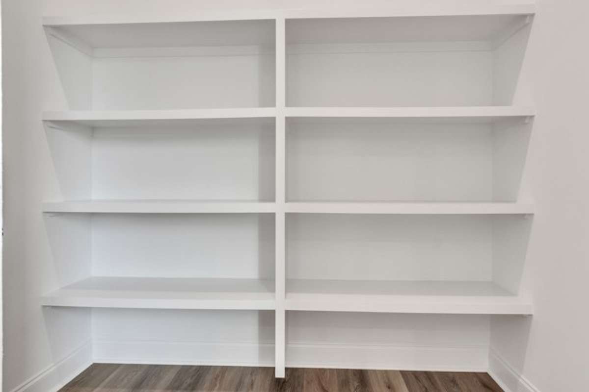 Deep pantry conveniently located right off the kitchen.
