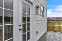 What a great area for guests to enjoy private time in the morning and evening. Another great view of the local neighborhood restaurants.