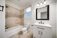 Each bedroom features it's own full bath and large closet.