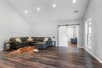 These soaring ceilings are sure to impress