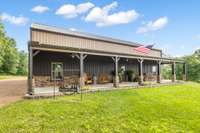 The Sunset Lodge was formerly known as Jug Creek Distillery filled with some local history this building offers character and charm.