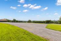 Plentiful parking... parking with a view!