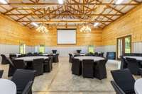 We have been waiting to show off this event space... take a look around.