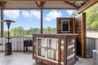 Mobile bar to set up for your guests... simply move it to your favorite spot