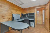 Office in Basement.