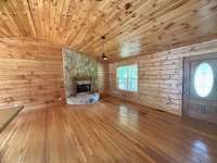 Living room empty.
