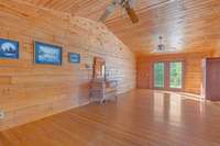 Master Bedroom with access to back deck.