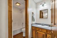 Second bathroom in basement.