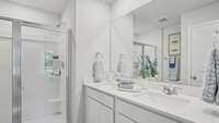 Photos of previously completed home of same floor plan.  Features may vary.