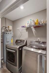 Laundry room on the 2nd floor for ease.