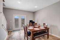 Kitchen dining area